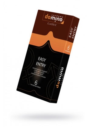 Презервативы Domino CLASSIC Easy Entry, с увеличенным объёмом смазки, 6 шт
